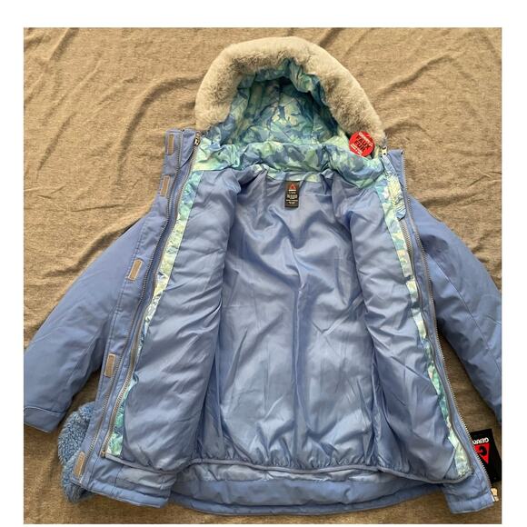 Newt Gerry Girls Size L- 14/16 LT Sky Blue Gray 3 in 1 Winter Jacket - Picture 8 of 13
